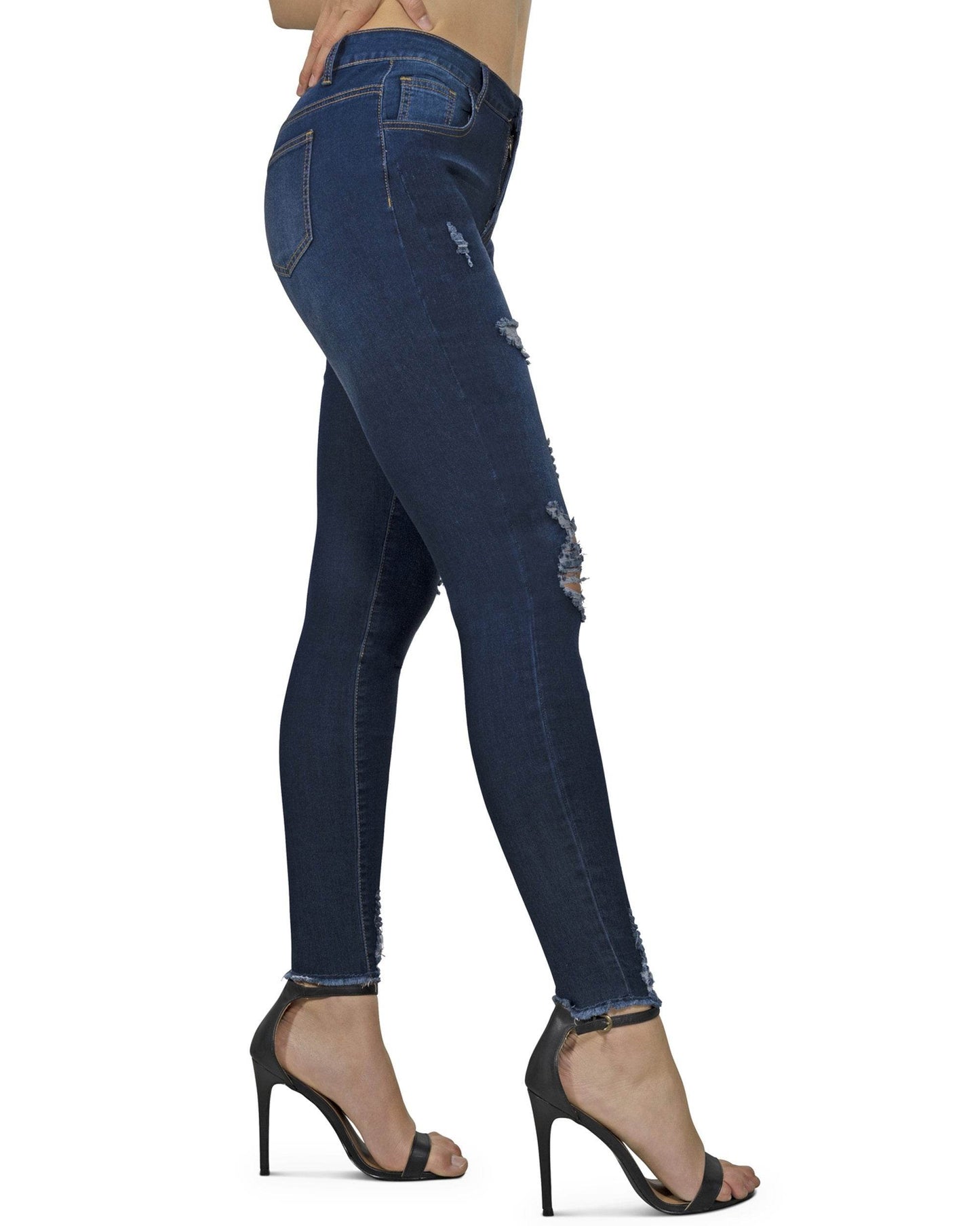 Arden Distressed Skinny Jeans - Big J's Showstoppin' Store