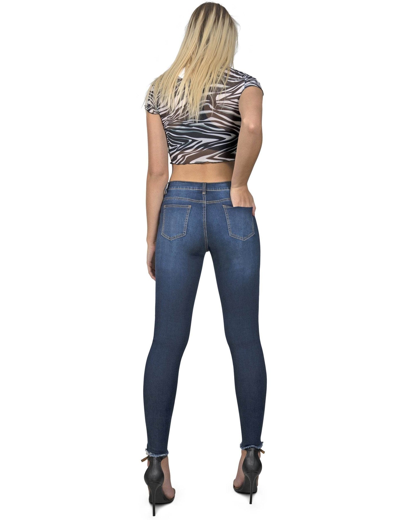 Arden Distressed Skinny Jeans - Big J's Showstoppin' Store