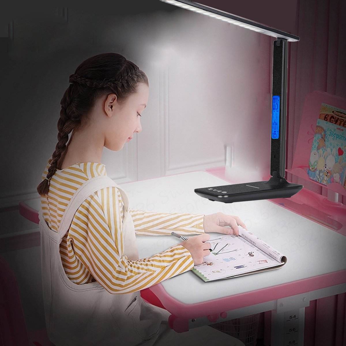 Lamp Plus 3 in 1 Lamp With Phone Charger, Clock And Thermostat - Big J's Showstoppin' Store