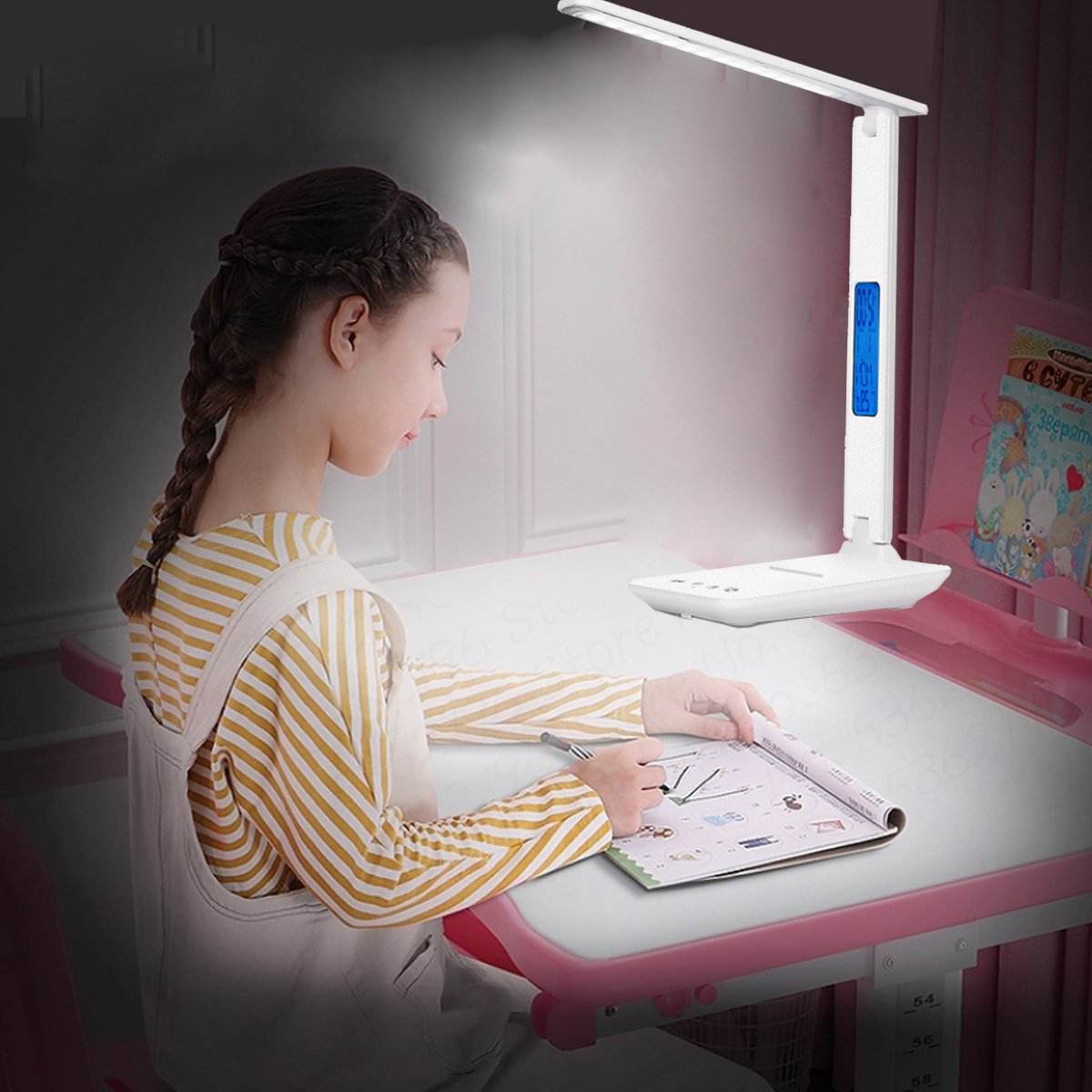 Lamp Plus 3 in 1 Lamp With Phone Charger, Clock And Thermostat - Big J's Showstoppin' Store
