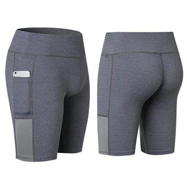 All Seasons Yoga Shorts Stretchable With Phone Pocket - Big J's Showstoppin' Store