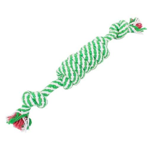 24cm Dog Toy Knot Cotton Rope Pet Puppy Chew Toys - Big J's Showstoppin' Store