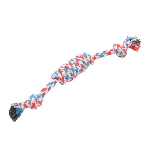 24cm Dog Toy Knot Cotton Rope Pet Puppy Chew Toys - Big J's Showstoppin' Store