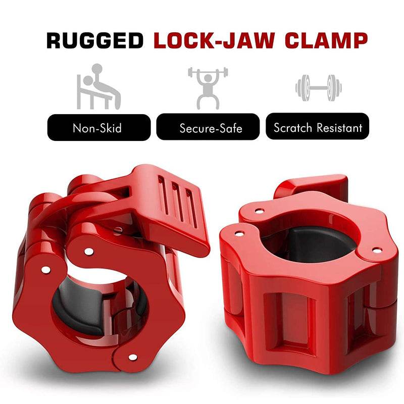 25/50mm Spinlock Collars Barbell Collar Lock Dumbell Clips Barbell - Big J's Showstoppin' Store