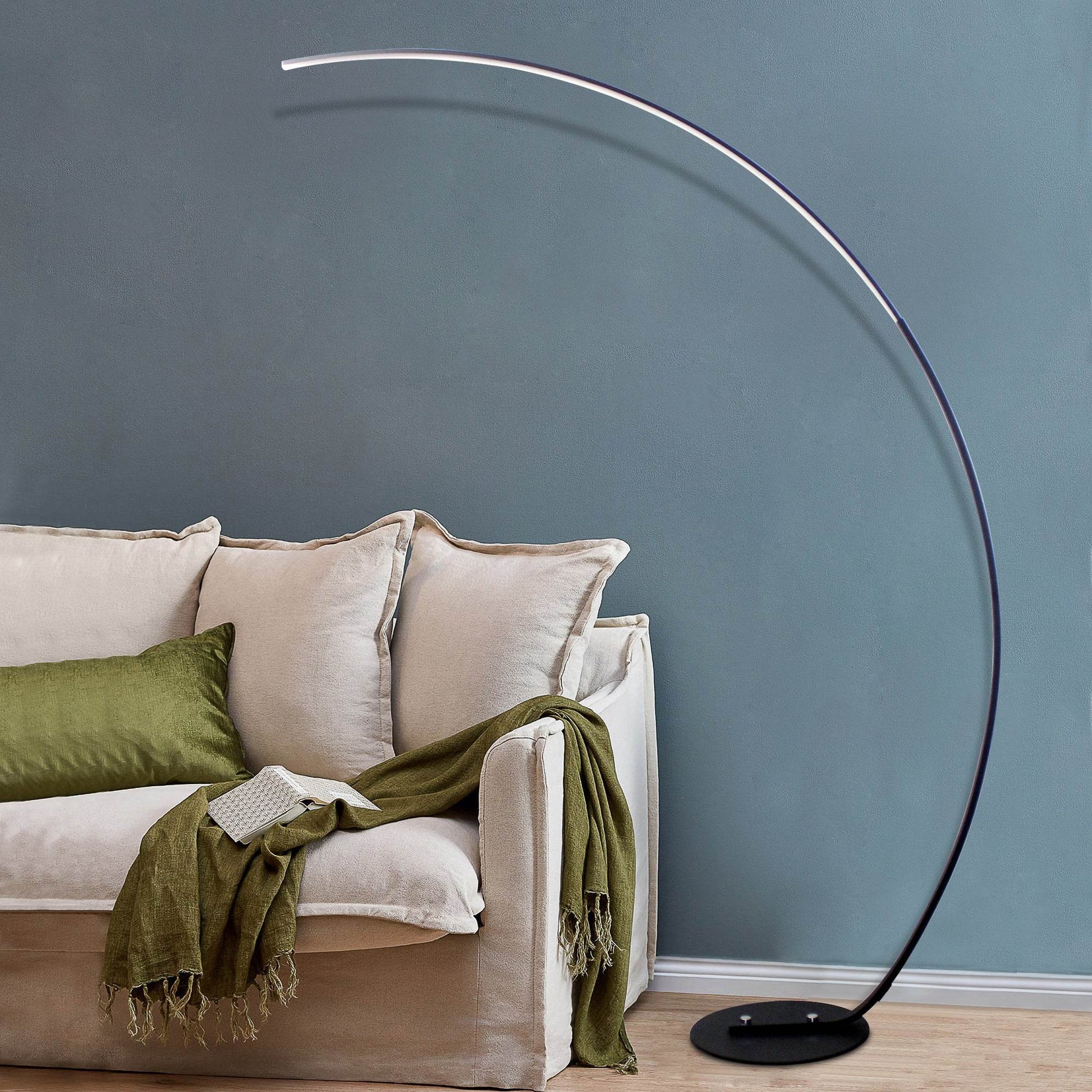 RGBW Modern Curve Floor Lamp | New Version - Big J's Showstoppin' Store