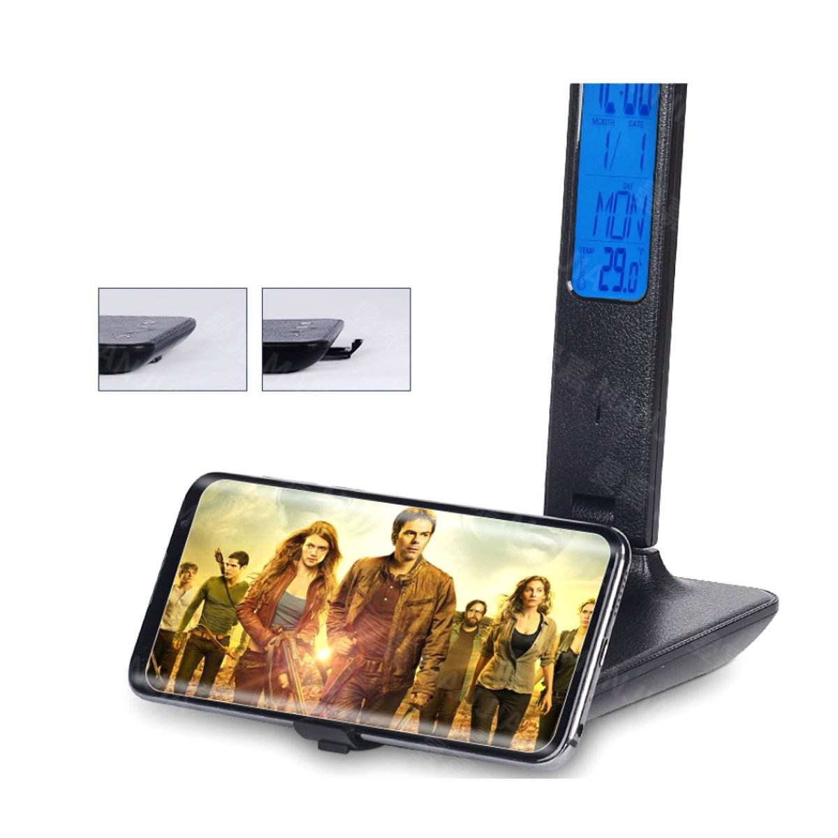 Lamp Plus 3 in 1 Lamp With Phone Charger, Clock And Thermostat - Big J's Showstoppin' Store
