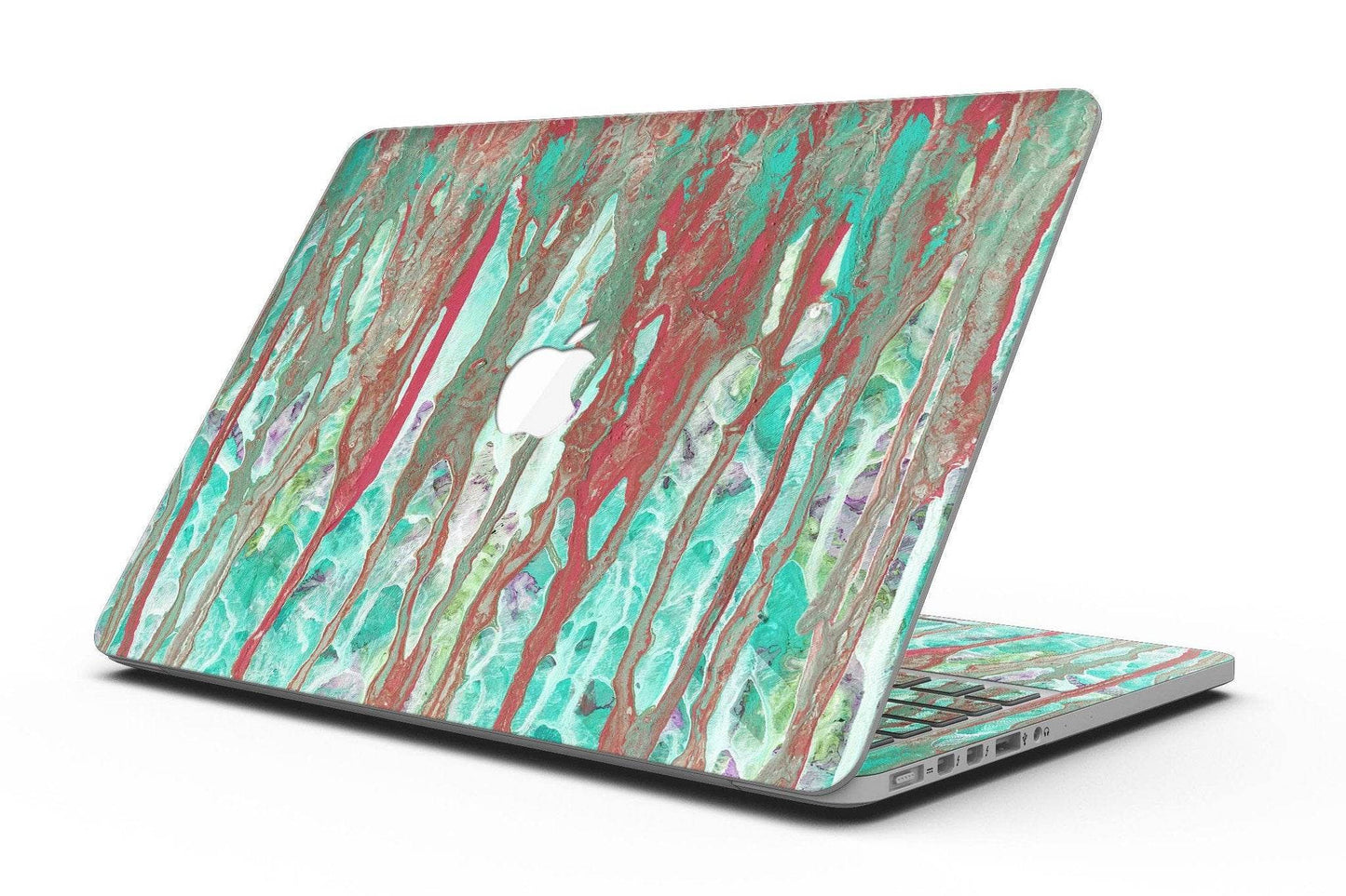 Abstract Wet Paint Mint Rustic - MacBook Pro with Retina Display - Big J's Showstoppin' Store