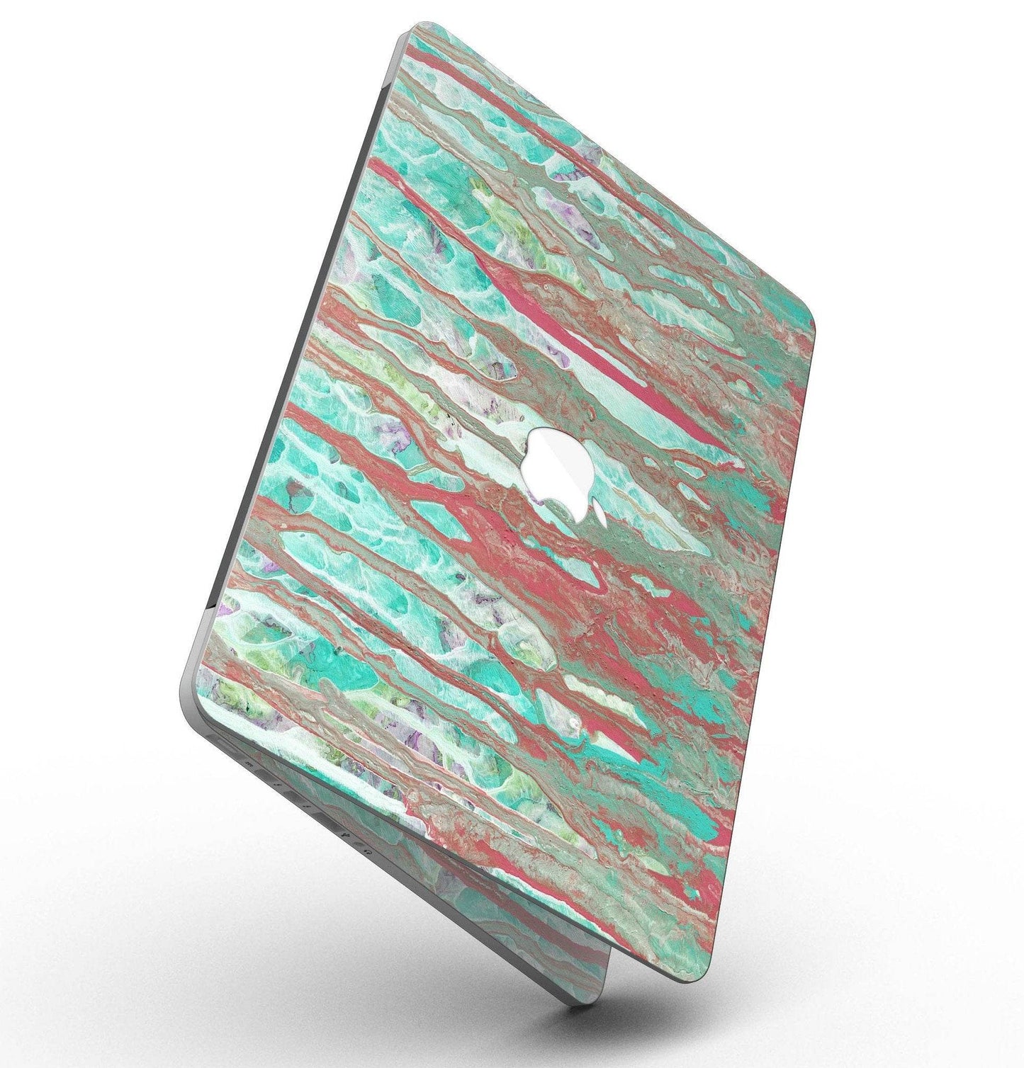Abstract Wet Paint Mint Rustic - MacBook Pro with Retina Display - Big J's Showstoppin' Store