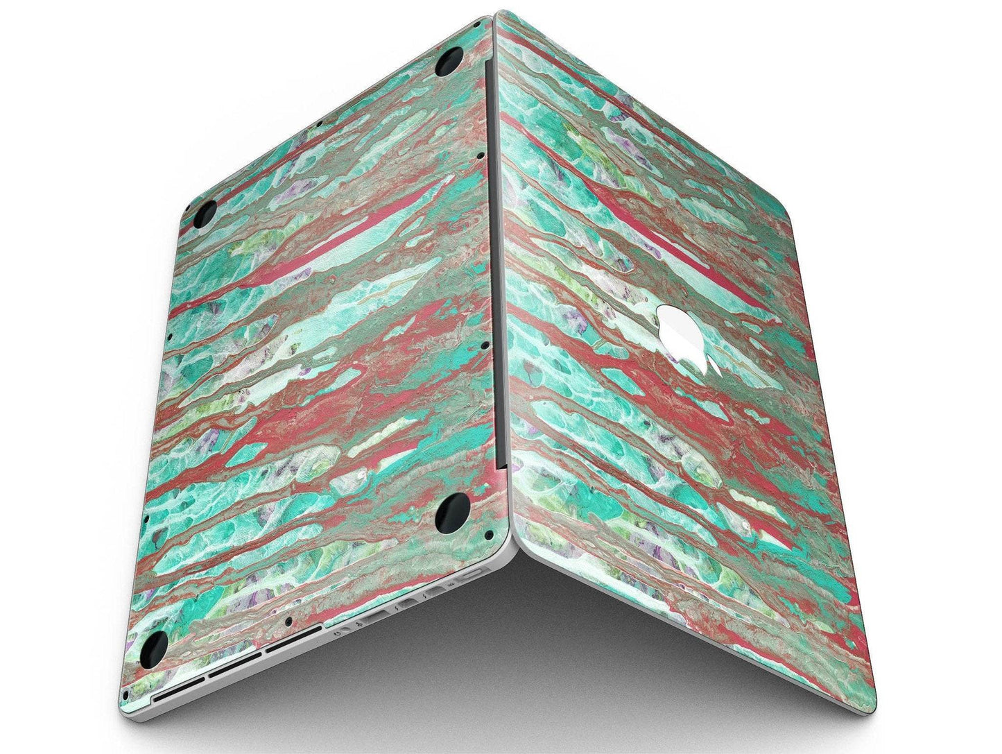 Abstract Wet Paint Mint Rustic - MacBook Pro with Retina Display - Big J's Showstoppin' Store