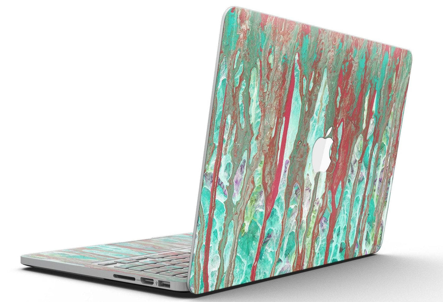 Abstract Wet Paint Mint Rustic - MacBook Pro with Retina Display - Big J's Showstoppin' Store