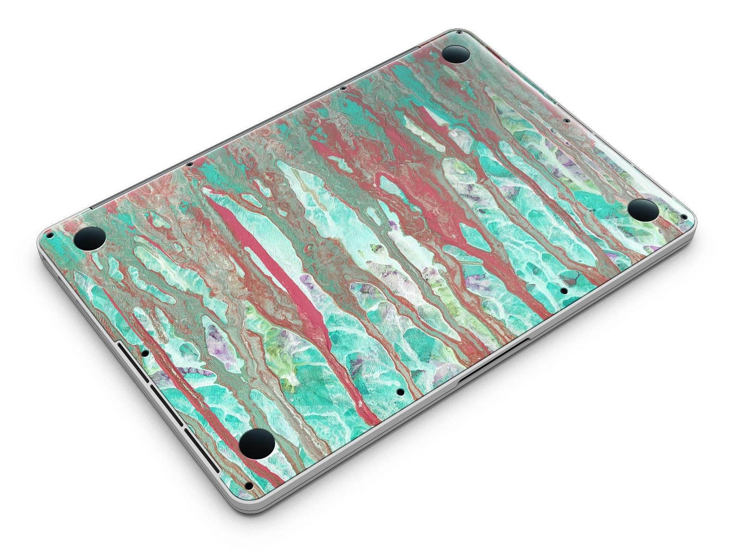 Abstract Wet Paint Mint Rustic - MacBook Pro with Retina Display - Big J's Showstoppin' Store
