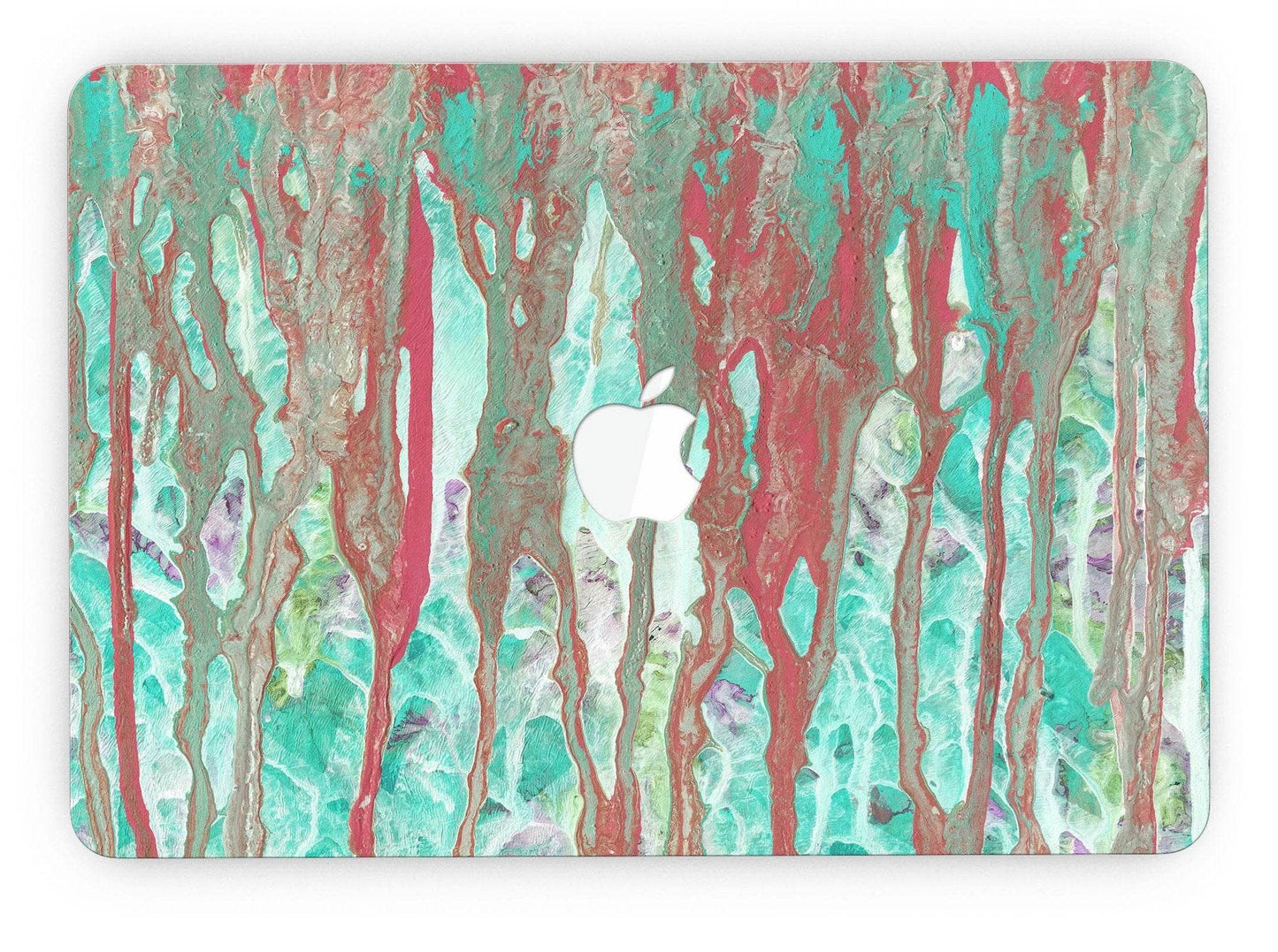 Abstract Wet Paint Mint Rustic - MacBook Pro with Retina Display - Big J's Showstoppin' Store