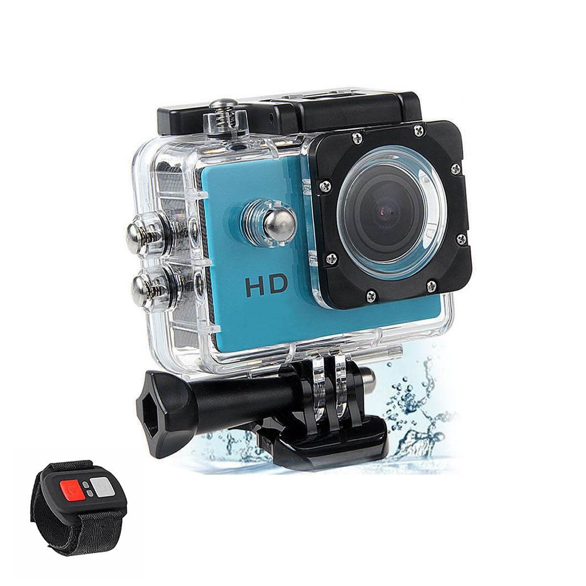 4K Waterproof All Digital UHD WiFi Camera + RF Remote And Accessories - Big J's Showstoppin' Store