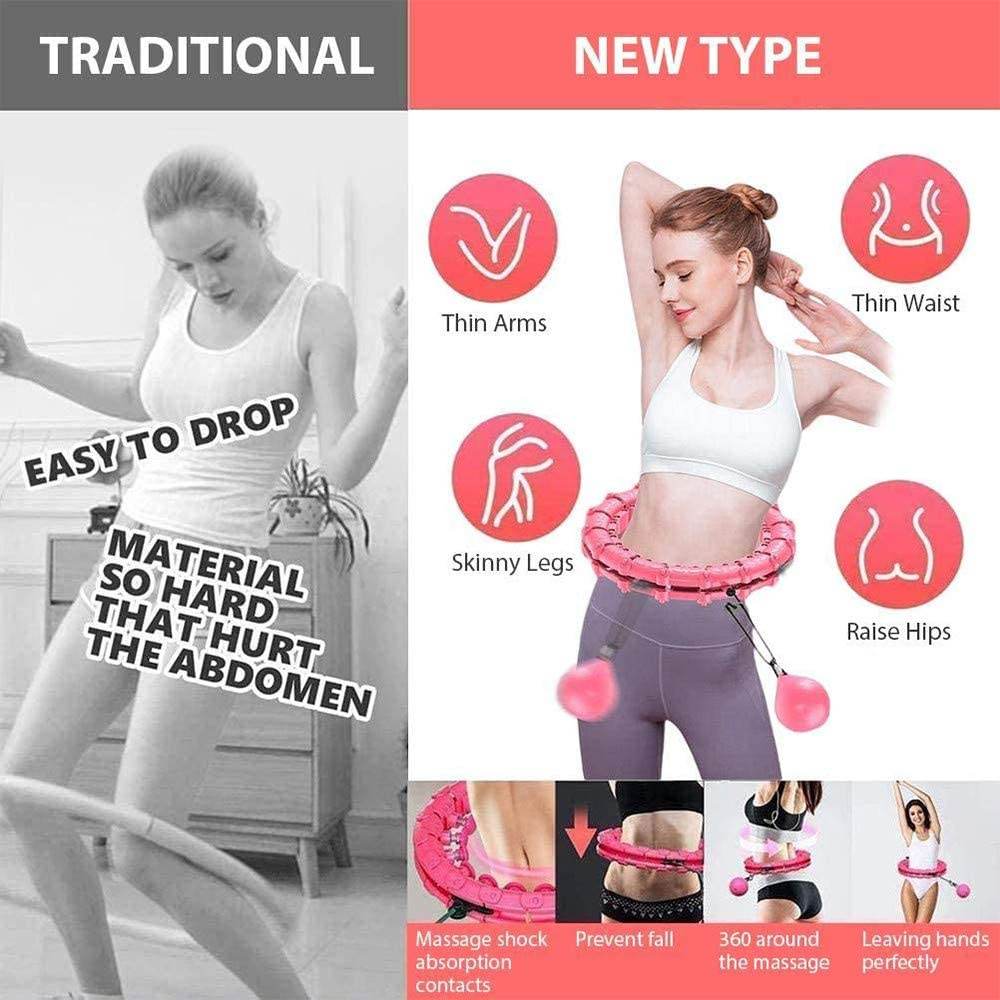18-24Knots Adjustable Exercise Hoop Smart Exercise Hoop Weight Loss - Big J's Showstoppin' Store