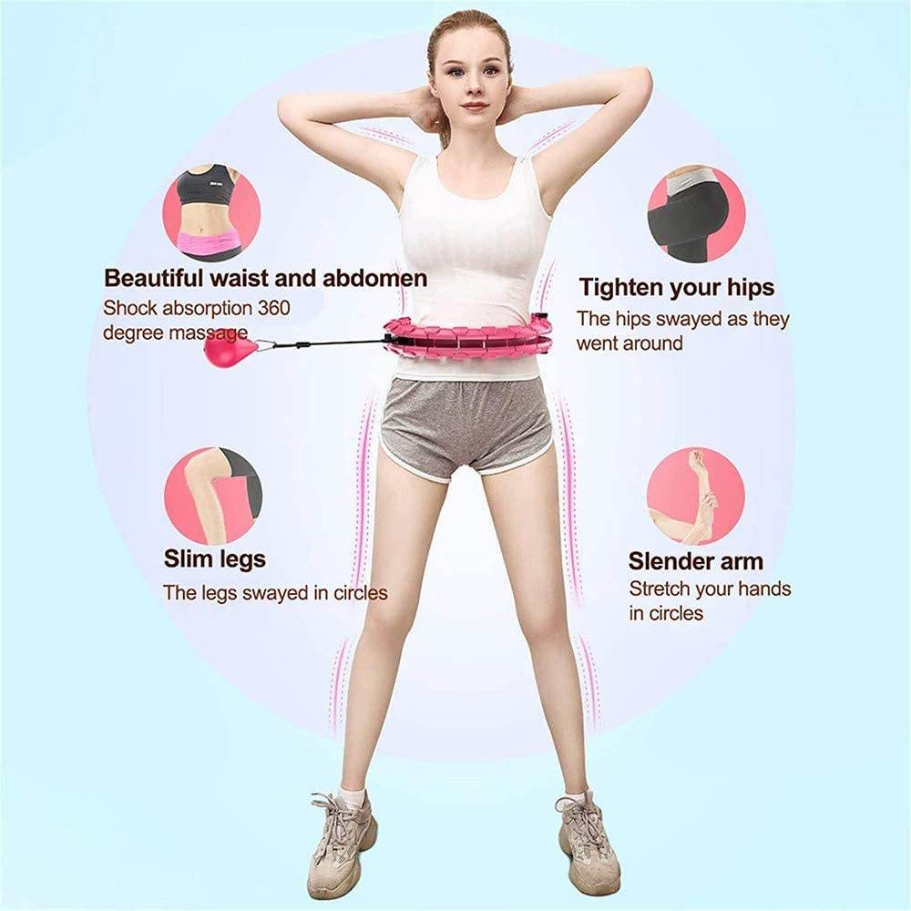 18-24Knots Adjustable Exercise Hoop Smart Exercise Hoop Weight Loss - Big J's Showstoppin' Store
