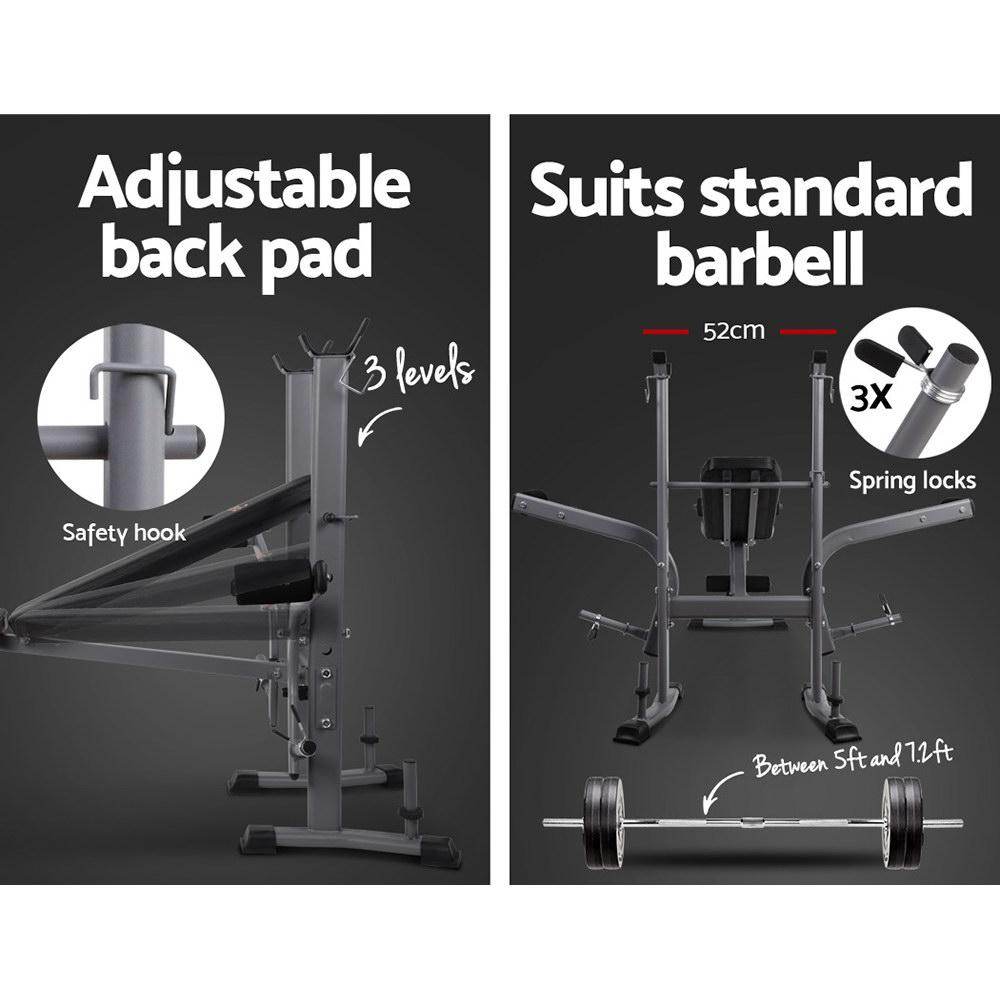 Everfit Weight Bench Adjustable Bench Press 8-In-1 Gym Equipment - Big J's Showstoppin' Store