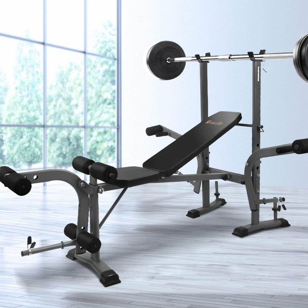 Everfit Weight Bench Adjustable Bench Press 8-In-1 Gym Equipment - Big J's Showstoppin' Store