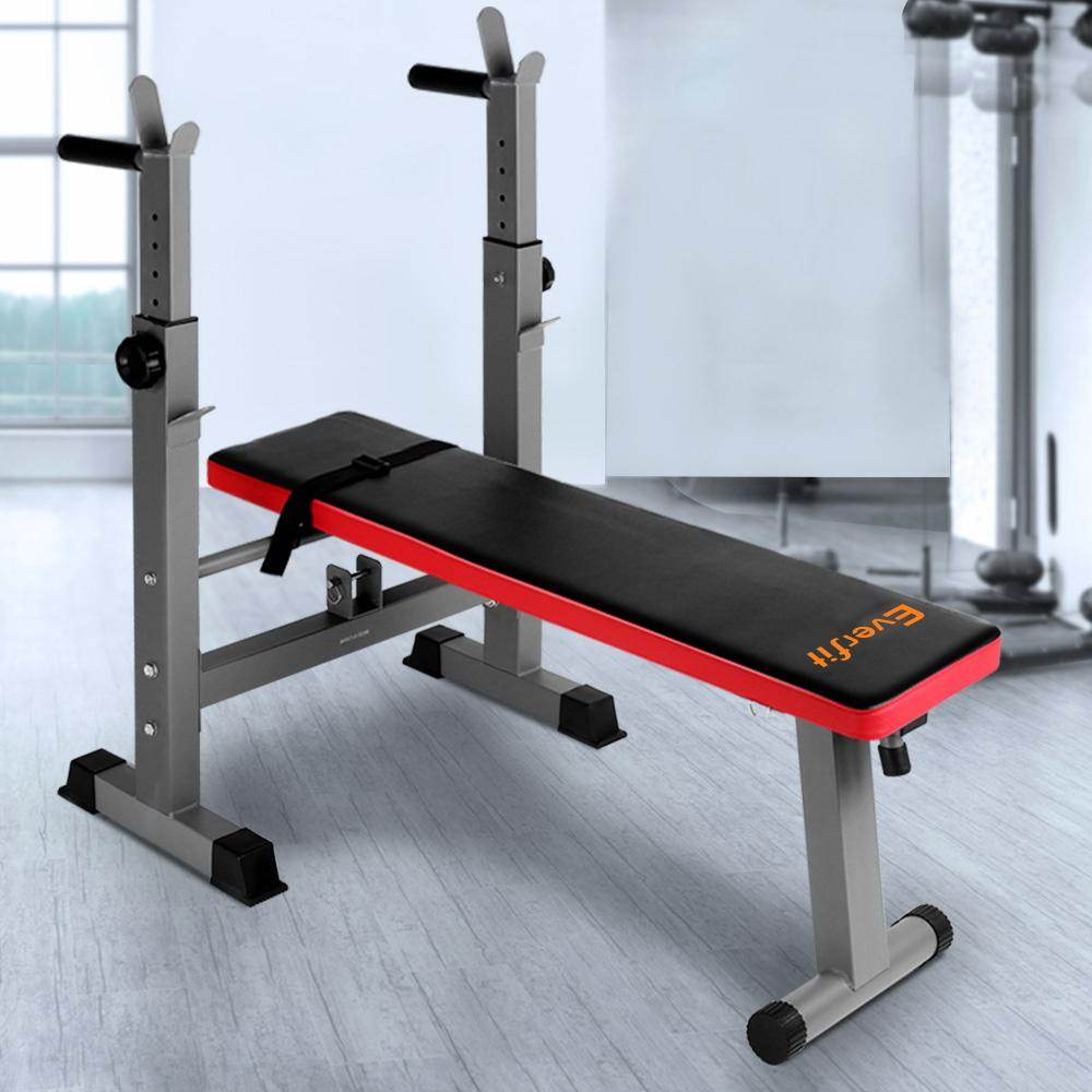 Everfit Multi-Station Weight Bench Press Weights Equipment Fitness - Big J's Showstoppin' Store