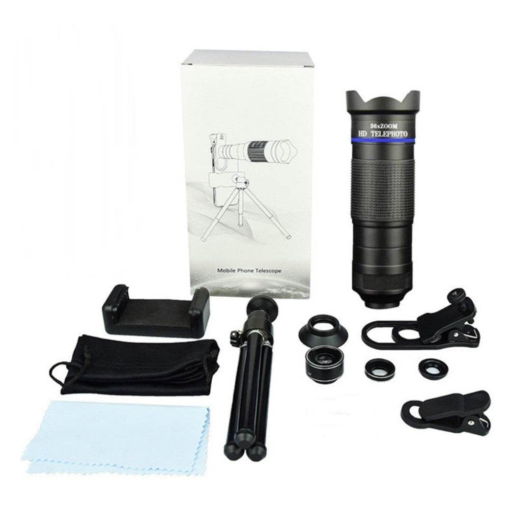 Dragon 36X Mobile Phone Lens Kit With Tripod - Big J's Showstoppin' Store