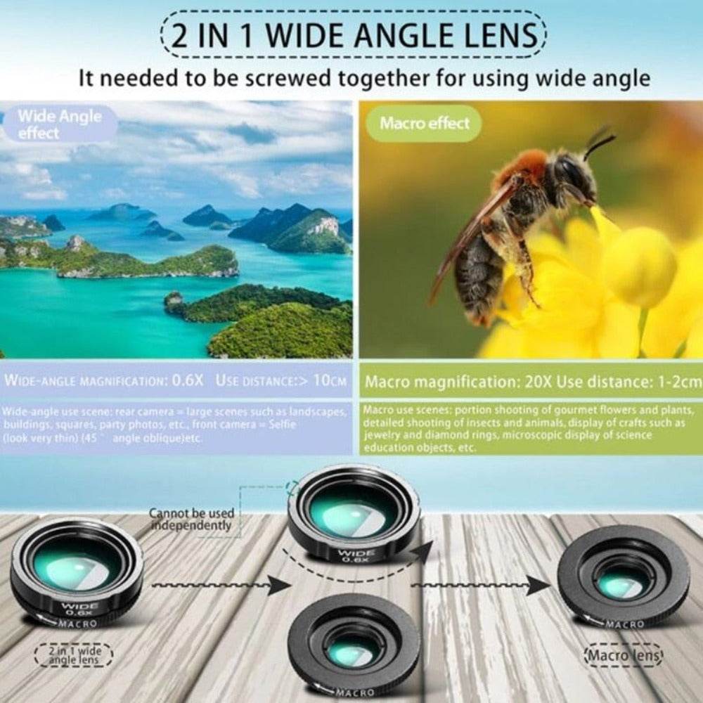 Dragon 36X Mobile Phone Lens Kit With Tripod - Big J's Showstoppin' Store