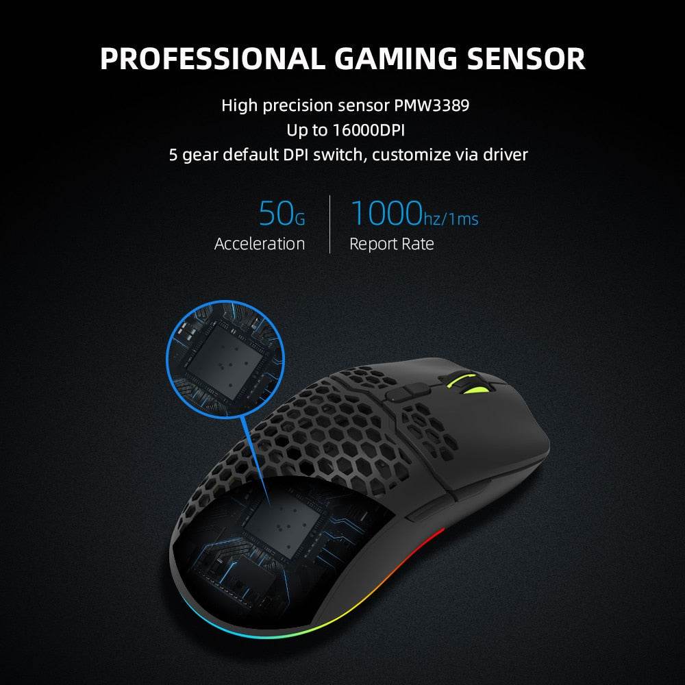 16000 DPI RGB Gaming Mouse - Big J's Showstoppin' Store