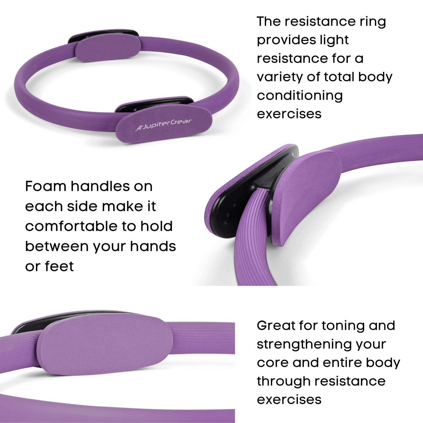 Pilates Resistance Ring for Strengthening Core Muscles - Big J's Showstoppin' Store