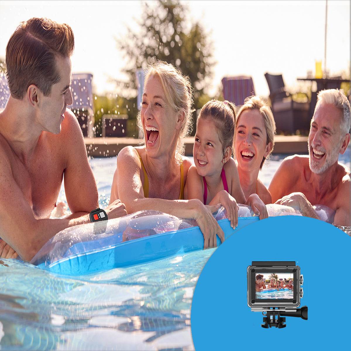 4K Waterproof All Digital UHD WiFi Camera + RF Remote And Accessories - Big J's Showstoppin' Store