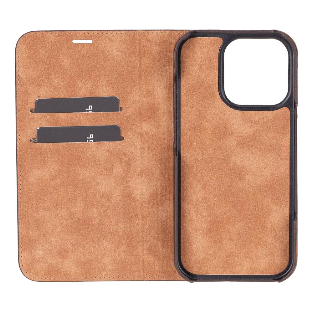 Decatur Leather iPhone 16 Pro Max Folio Case - Big J's Showstoppin' Store