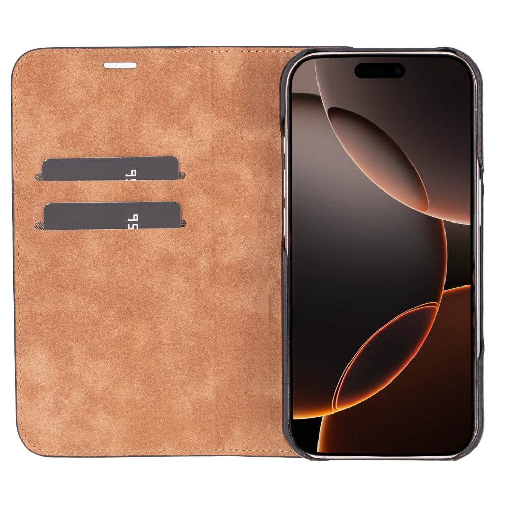 Decatur Leather iPhone 16 Pro Max Folio Case - Big J's Showstoppin' Store