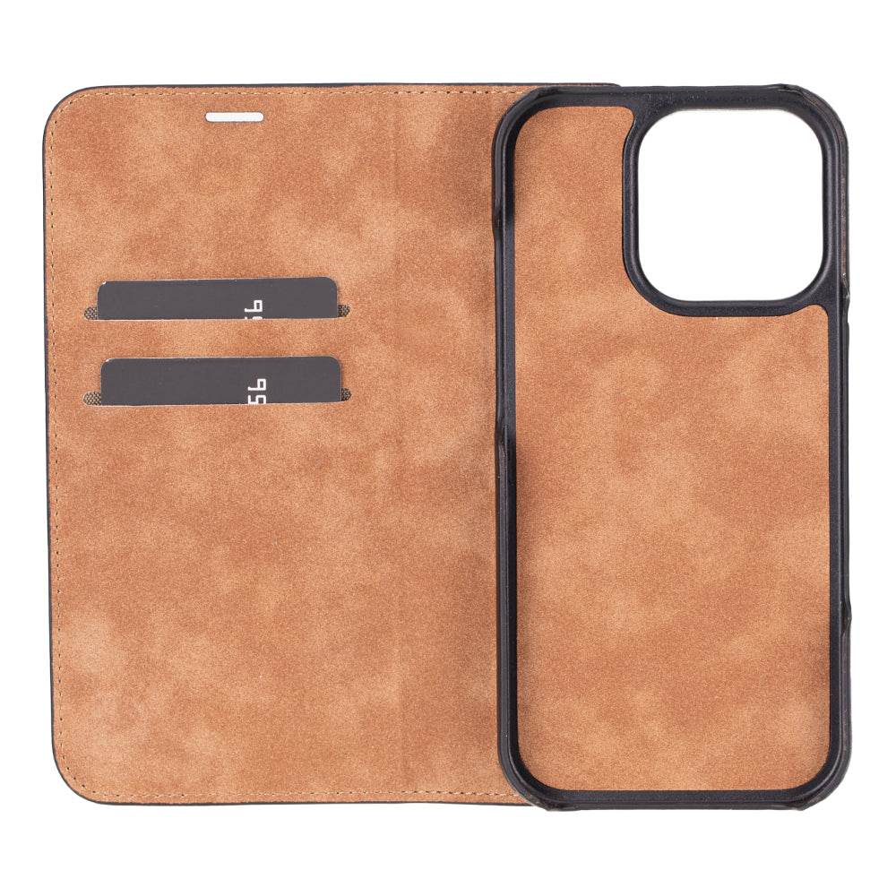 Decatur Leather iPhone 16 Pro Max Folio Case - Big J's Showstoppin' Store