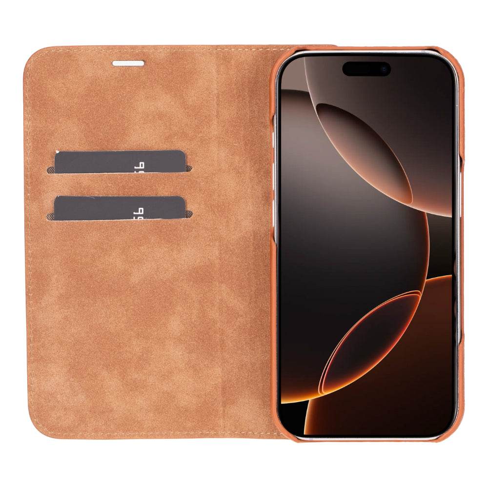 Decatur Leather iPhone 16 Pro Max Folio Case - Big J's Showstoppin' Store