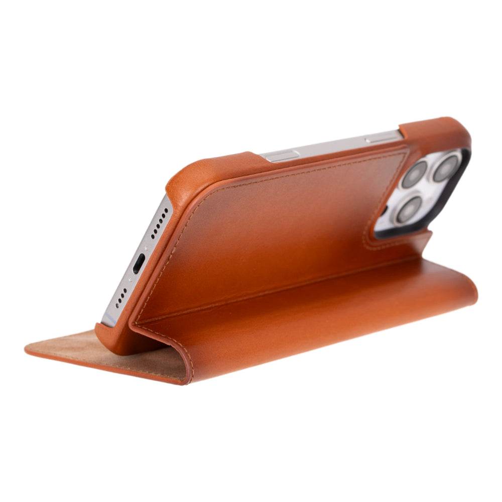 Decatur Leather iPhone 16 Pro Max Folio Case - Big J's Showstoppin' Store