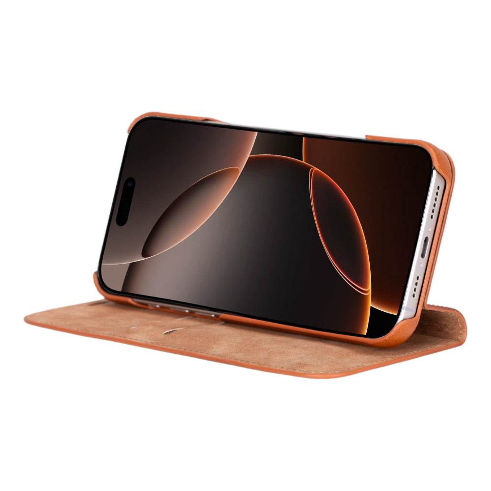 Decatur Leather iPhone 16 Pro Max Folio Case - Big J's Showstoppin' Store
