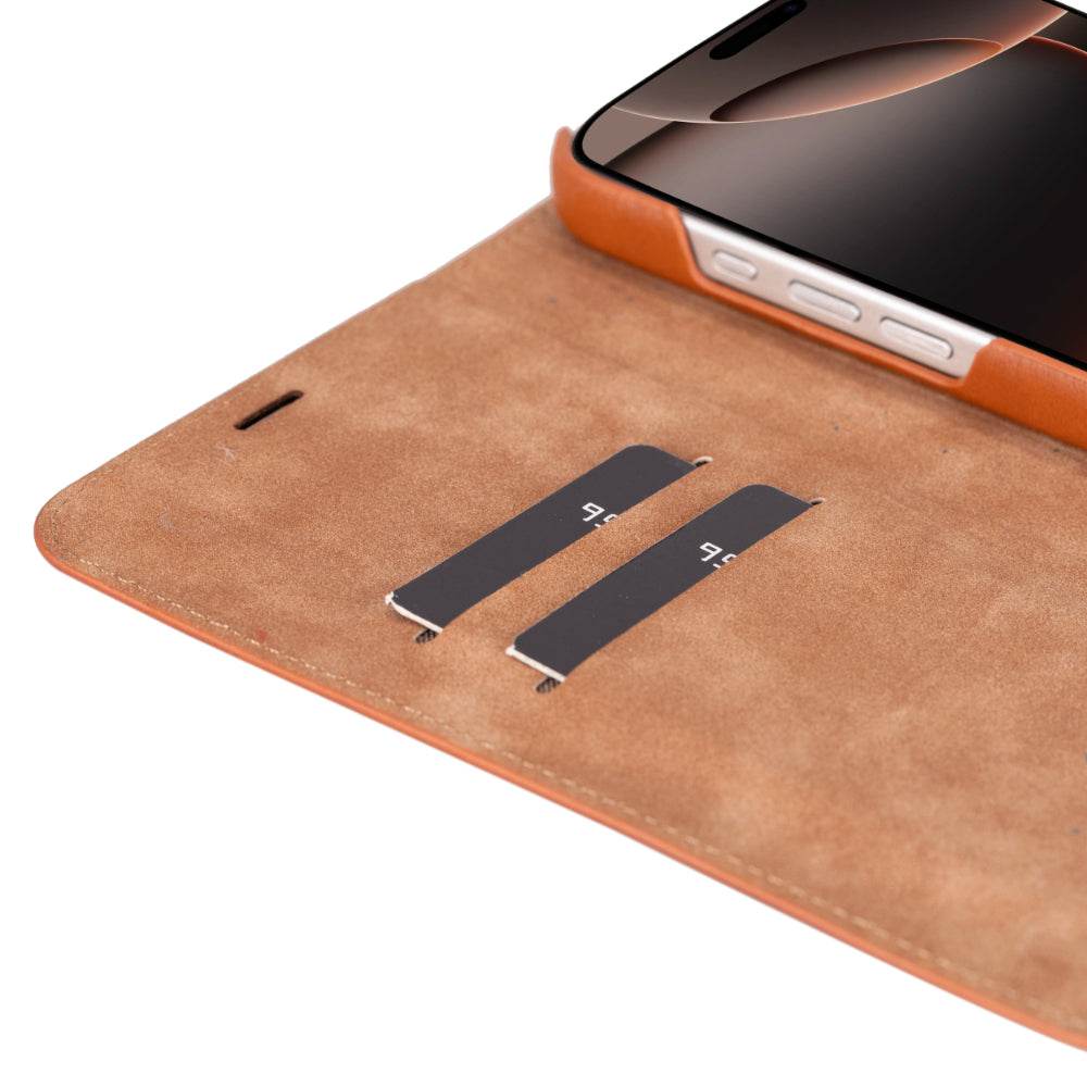Decatur Leather iPhone 16 Pro Max Folio Case - Big J's Showstoppin' Store