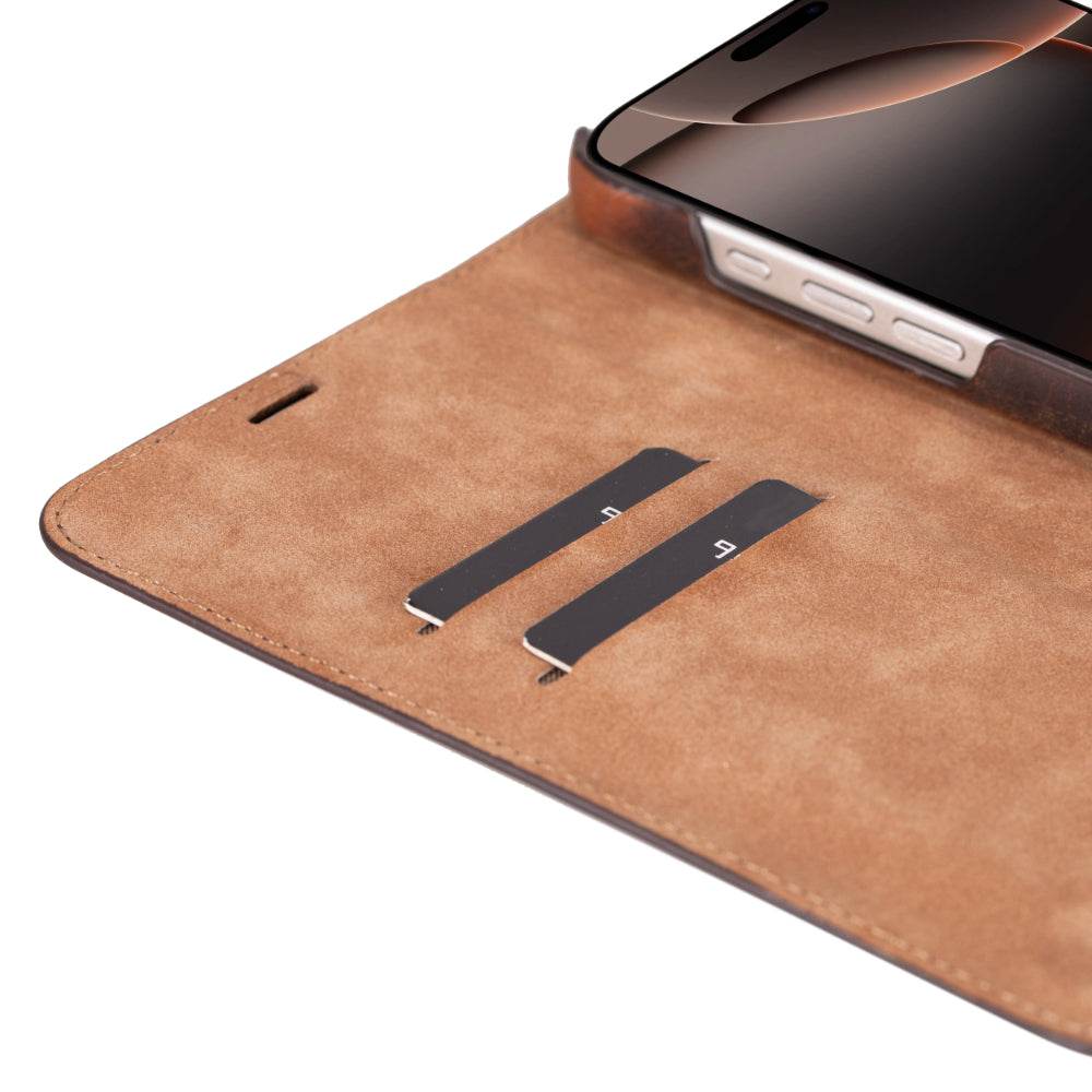 Decatur Leather iPhone 16 Pro Max Folio Case - Big J's Showstoppin' Store