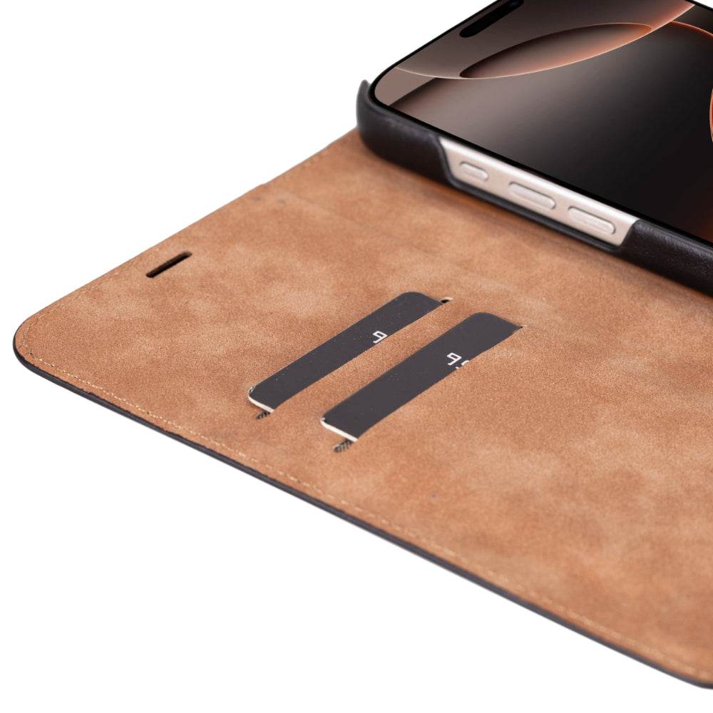 Decatur Leather iPhone 16 Pro Max Folio Case - Big J's Showstoppin' Store
