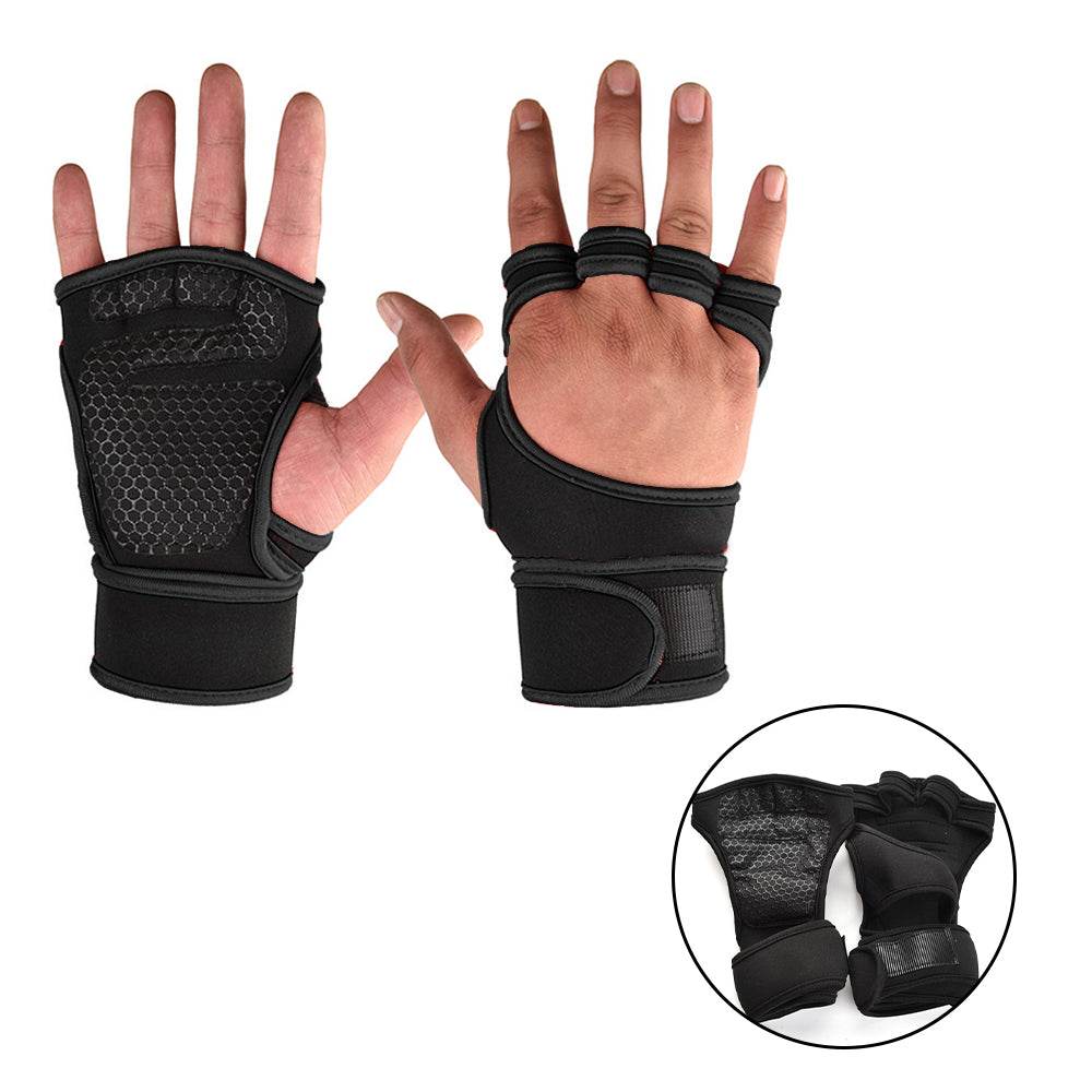 New 1 Pair Weight Lifting Training Gloves Women Men Fitness Sports - Big J's Showstoppin' Store
