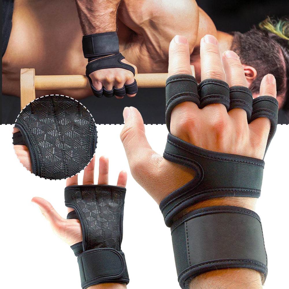 New 1 Pair Weight Lifting Training Gloves Women Men Fitness Sports - Big J's Showstoppin' Store
