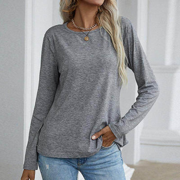 Women's Casual Long Sleeve Tunic Tops Fall Tshirt Blouses - Big J's Showstoppin' Store