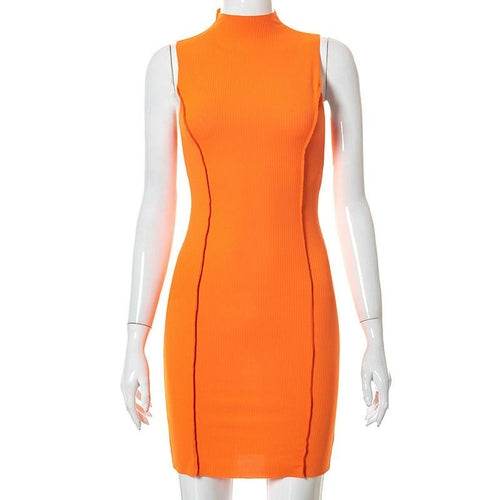Ribbed Sleeveless Bodycon Summer Dresses For Women - Big J's Showstoppin' Store
