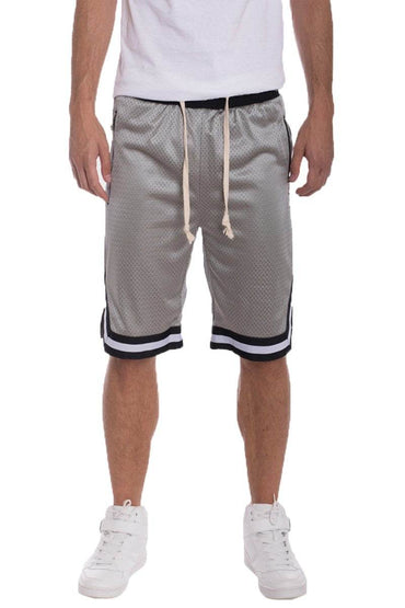 Solid Mesh Basketball Active Shorts - Big J's Showstoppin' Store