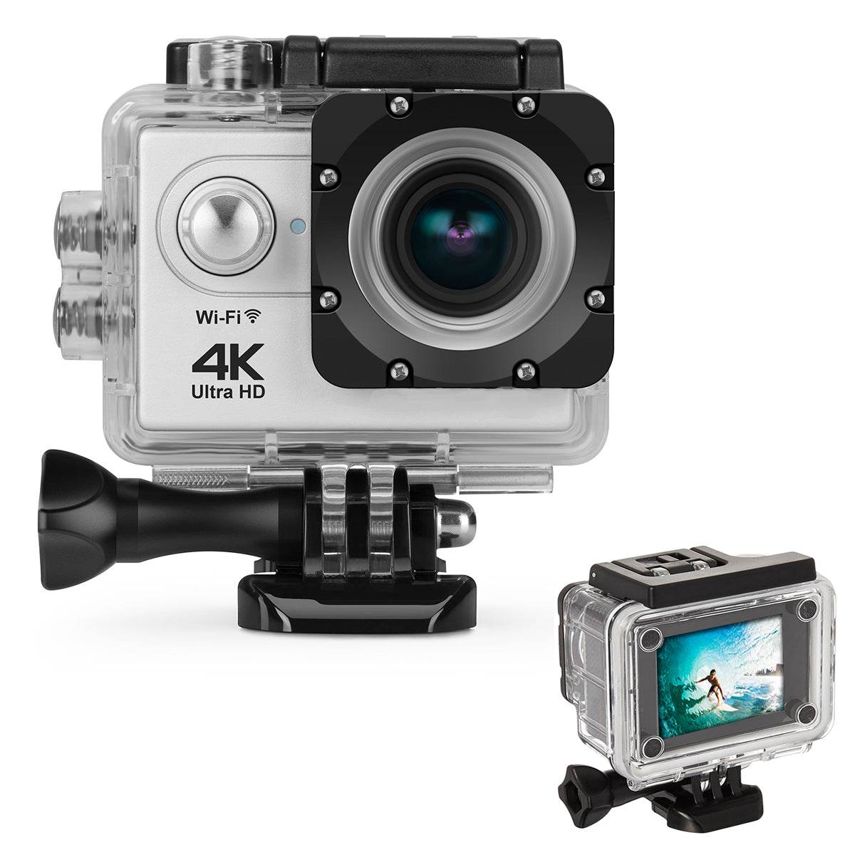 4K Waterproof All Digital UHD WiFi Camera + RF Remote And Accessories - Big J's Showstoppin' Store