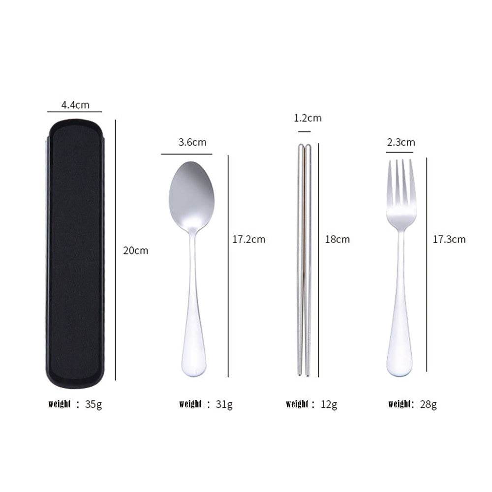 Stainless Steel Travel Utensils - Big J's Showstoppin' Store
