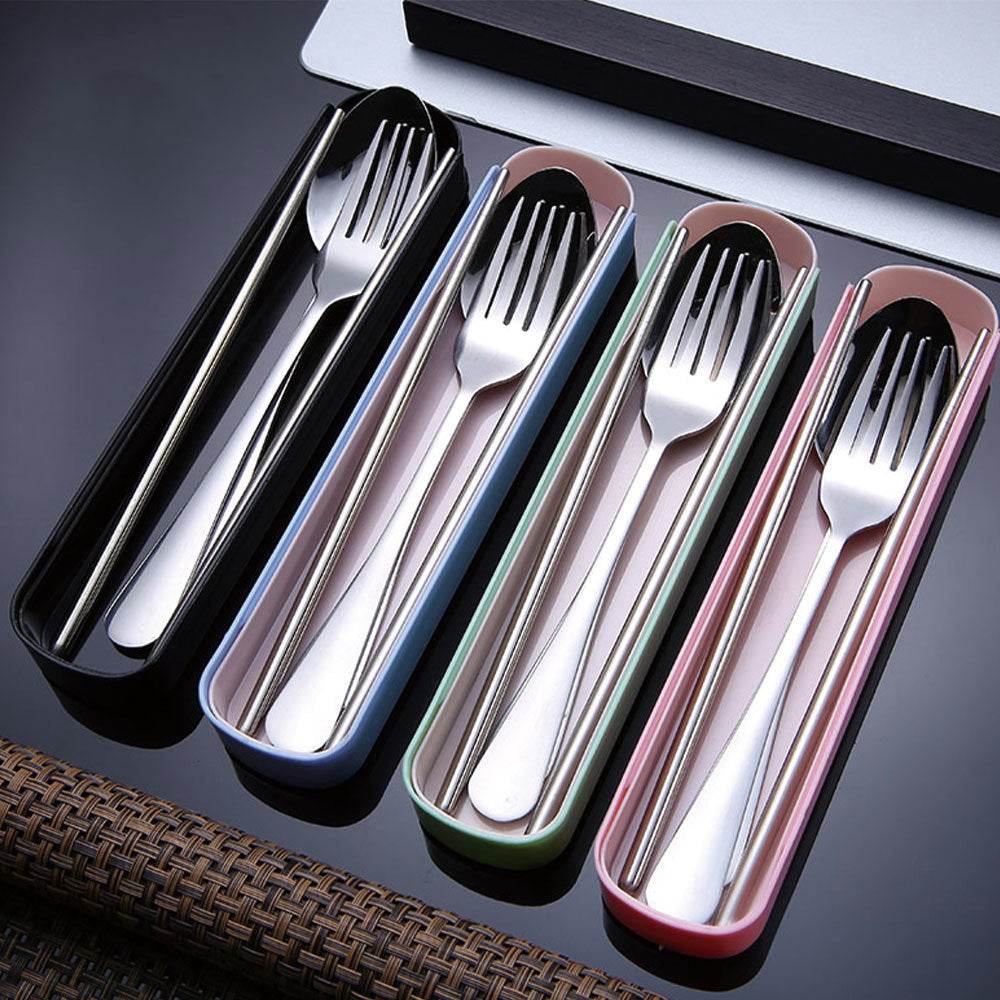 Stainless Steel Travel Utensils - Big J's Showstoppin' Store