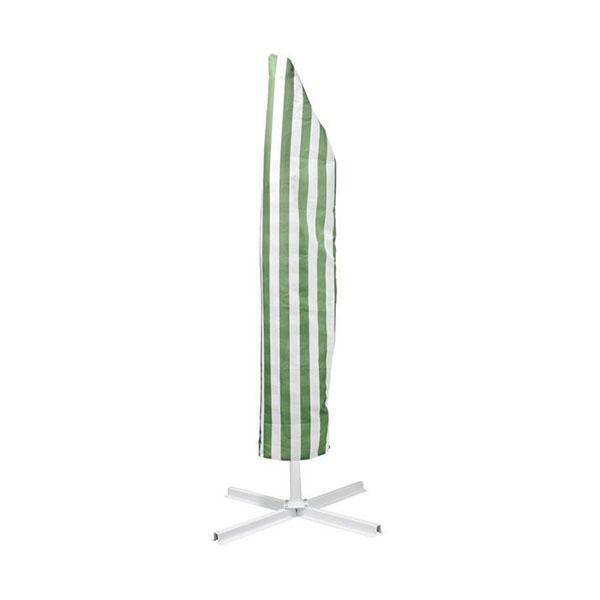 Striped Outdoor Umbrella For Garden Patio Green And White Stripe - Big J's Showstoppin' Store