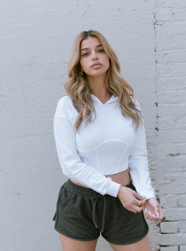 Noelle Cropped Hoodie - Big J's Showstoppin' Store
