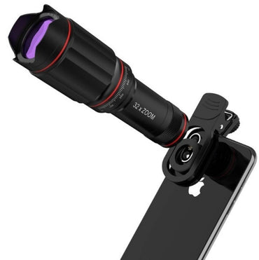 Ultra Crystal HD 32x Zoom Telescope Mobile Phone Camera Lens Set - Big J's Showstoppin' Store