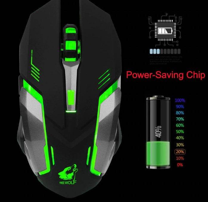 Ninja Dragon Stealth 7 Wireless Silent LED Gaming Mouse - Big J's Showstoppin' Store