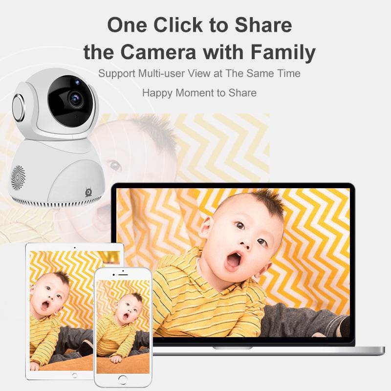 HD 1080P Camera 360° Panoramic PTZ Wireless Wifi Camera - Big J's Showstoppin' Store