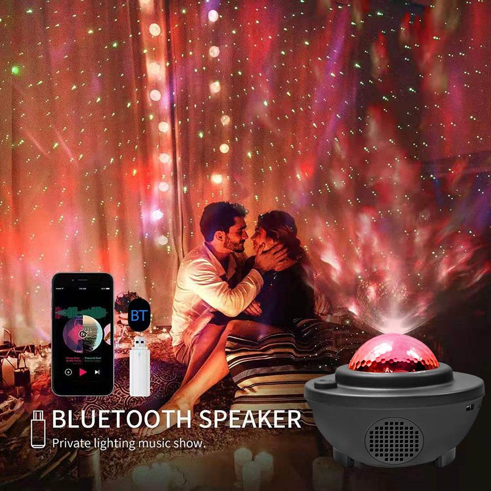 Colorful Starry Sky Galaxy Projector with Bluetooth Speaker - Big J's Showstoppin' Store